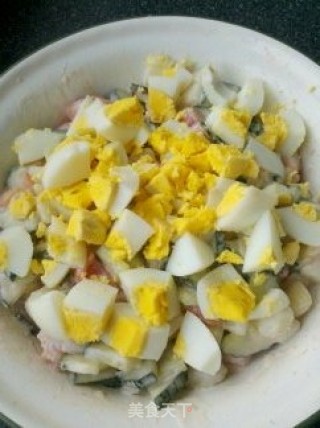土豆蕃茄沙拉的做法步骤：4