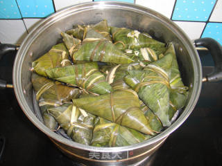 黑豆蜜枣香粽的做法步骤：19