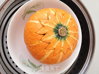 南瓜八宝饭的做法步骤：9