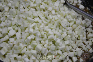 幸福美食：三步两步做好夏日爽口茄丁肉酱面条卤的做法步骤：7