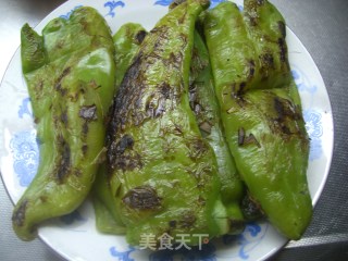 糖醋虎皮尖椒的做法步骤：4