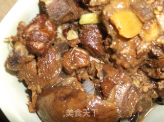 电饭煲做红烧排骨的做法步骤：2