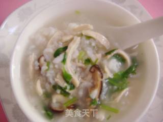 香菇鸡脯粥的做法步骤：15
