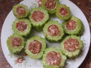 酿苦瓜的做法步骤：4