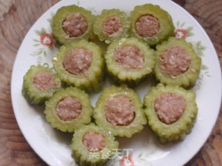 酿苦瓜的做法步骤：5