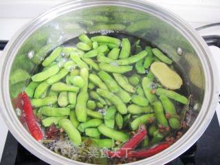 茶香毛豆的做法步骤：4