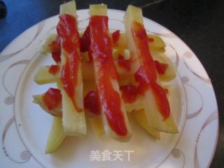 番茄薯条的做法步骤：4