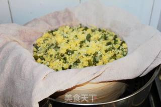 【夏日健脾私房菜】玉米面蒸豇豆的做法步骤：8