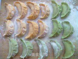 彩色水饺的做法步骤：11