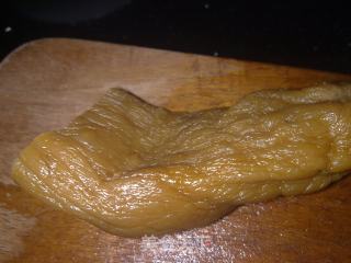 萝卜干炒骨心肉的做法步骤：3