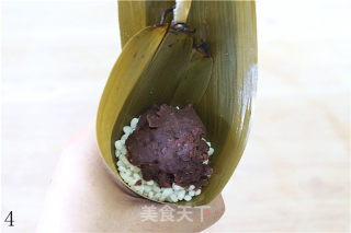软糯豆沙粽子的做法步骤：4