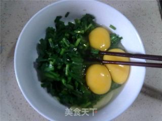 韭菜煎蛋的做法步骤：5