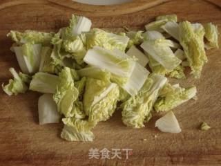 娃娃菜炒双鲜的做法步骤：1