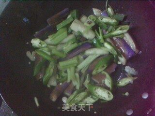 清炒茄子的做法步骤：5