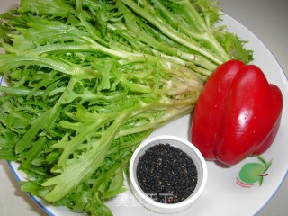 清热去火……凉拌苦菊的做法步骤：1