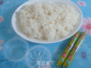 菊花饭团的做法步骤：1