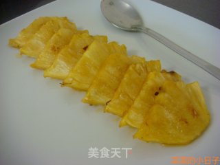 酒香烤菠萝的做法步骤：6