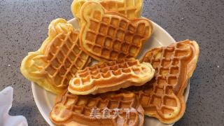 可爱的小熊松饼的做法步骤：6
