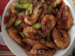 自制番茄虾的做法步骤：2