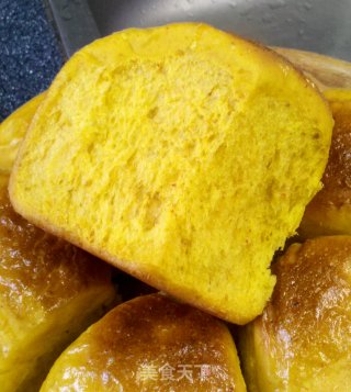 电饭煲版南瓜面包的做法步骤：7