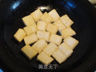南瓜炒豆腐的做法步骤：4