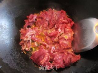 芒果炒牛肉的做法步骤：6