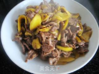 芒果炒牛肉的做法步骤：9