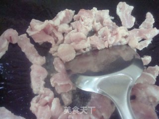 京葱炒猪脖肉的做法步骤：6