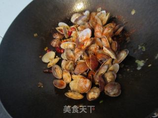 炝花蛤的做法步骤：5