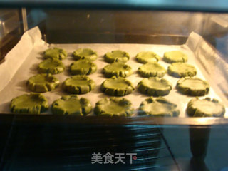 抹茶玛格丽特饼干的做法步骤：15