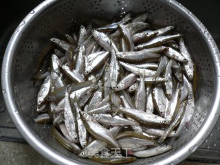 香煎小河鱼的做法步骤：1