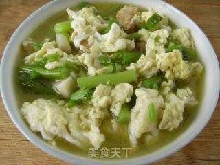 鸡蛋海米炖蒜薹的做法步骤：7