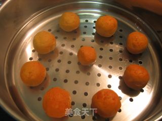 粗粮细做饭后甜品——椰香蜜汁红薯球的做法步骤：9