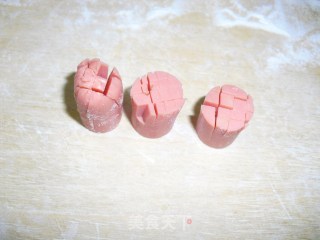 花朵馒头的做法步骤：6