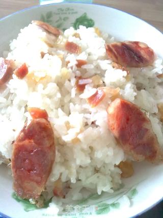 腊肉糯米饭的做法步骤：4