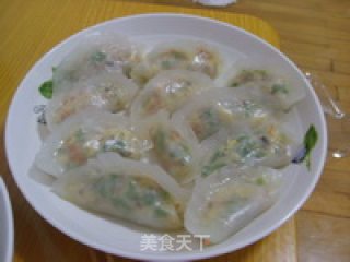 五彩水晶饺的做法步骤：7