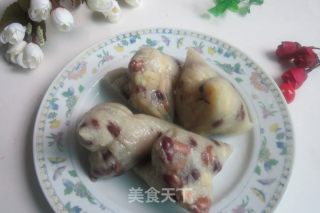 糖炒莲子糯米粽的做法步骤：1