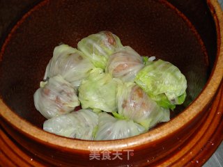 砂鍋獅子头的做法步骤：6
