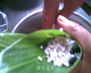 黑豆花生粽的做法步骤：9