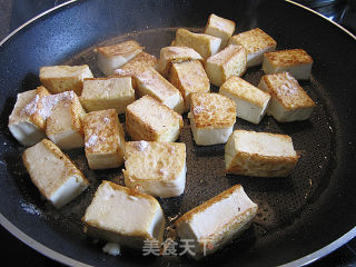 淮盐干煎培根豆腐的做法步骤：8