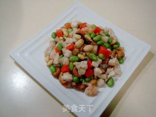 豆豆炒什锦的做法步骤：9