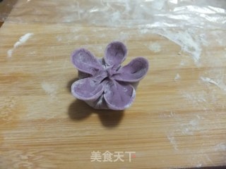 梅花蒸饺的做法步骤：8