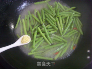 炒豇豆的做法步骤：5