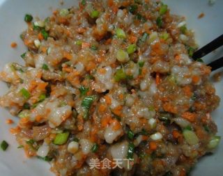 胡萝卜猪肉饺子的做法步骤：6