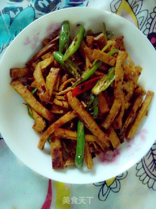 干煸豆干的做法步骤：5