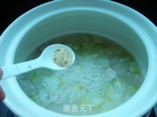 三高食谱——冬瓜薏仁瘦肉粥的做法步骤：7