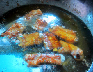 油酥孜然排骨的做法步骤：6