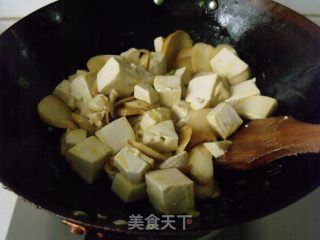鲍汁杏鲍菇豆腐的做法步骤：5