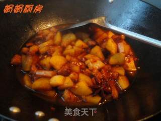 白萝卜烧肉的做法步骤：8