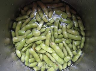 盐水毛豆的做法步骤：4